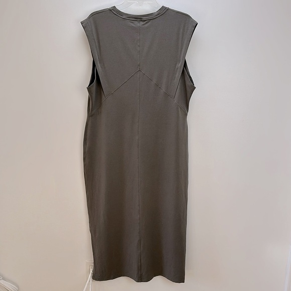 Public Rec Gray Go To Tank Dress XL Pima Cotton Blend Sporty - Picture 2 of 15